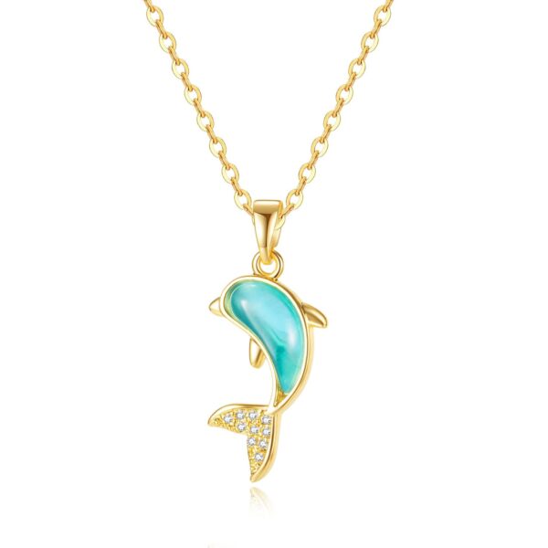 Dolphin Pendant Necklace Women Friendship