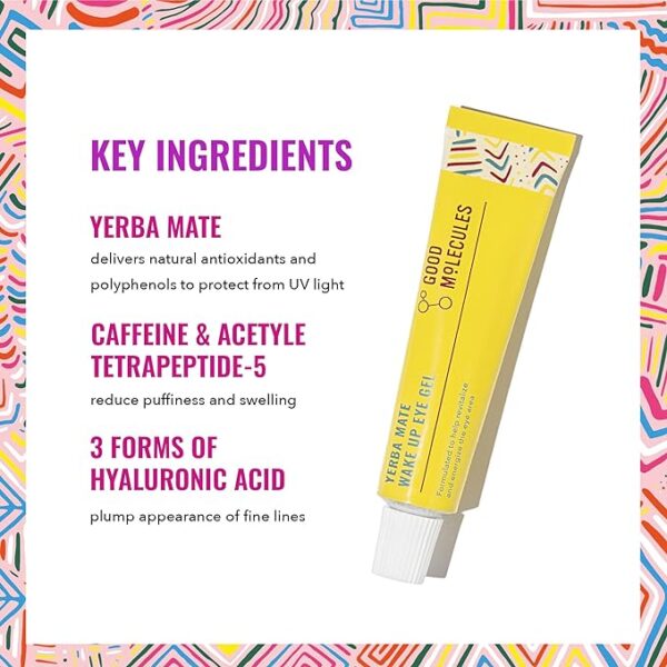 Good Molecules Yerba Mate Wake Up Eye Gel - Yerba Mate, - Image 4