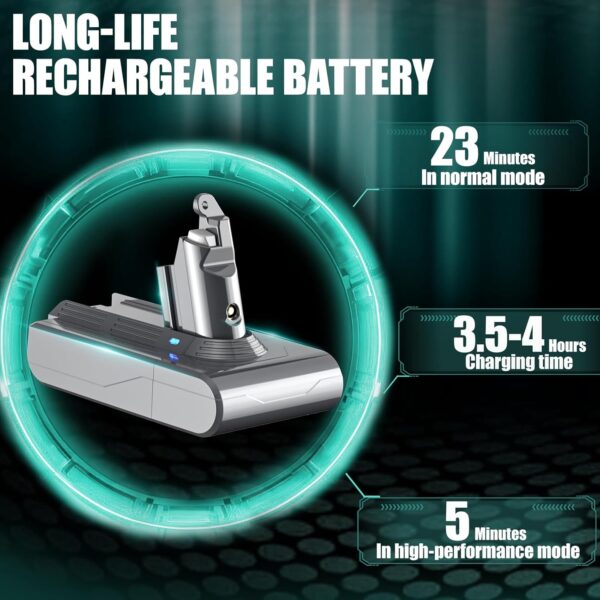 EGR Premium 6200mAh V6 Battery Replacement - Image 3