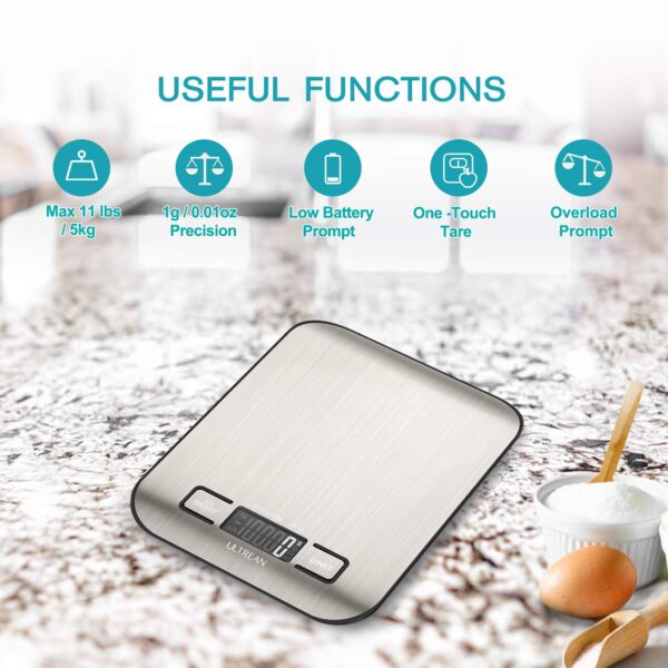 Ultrean Food Scale, Digital Kitchen Scale Weight Grams - Image 5