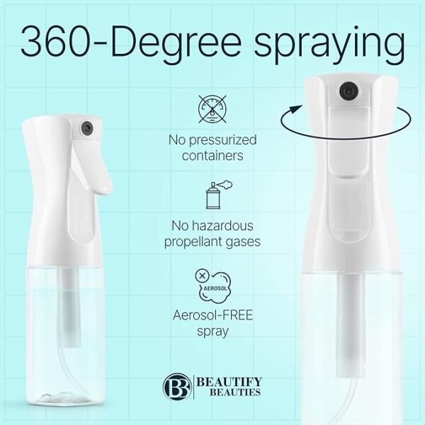 BeautifyBeauties Spray Bottle For Hair – Continuous Mister Spray - Image 2