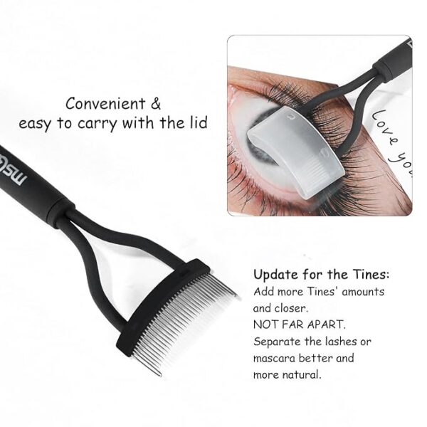 Eyelash Comb MSQ Eyelash Separator Mascara Applicator - Image 4