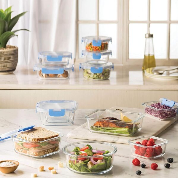 FineDine 24 Piece Glass Storage Containers with Lids - - Image 5